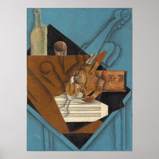 Gris - De Musicus Tafel Poster (Voorkant)