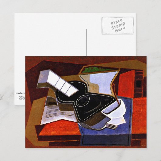 Gris - De zwarte gitaar Briefkaart (Voorkant / Achterkant)