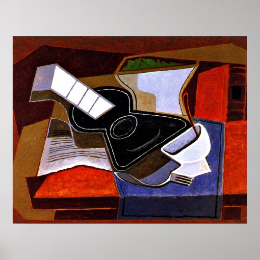 Gris - De zwarte gitaar Poster (Voorkant)