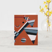 Gris door Kandinsky Abstract schilderen Moderne Ku Kaart (Gele Bloem)