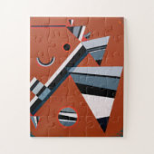 Gris door Kandinsky Abstract schilderen Moderne Ku Legpuzzel (Verticaal)