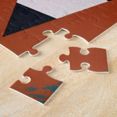 Gris door Kandinsky Abstract schilderen Moderne Ku Legpuzzel (Zijkant)