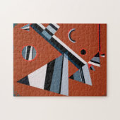 Gris door Kandinsky Abstract schilderen Moderne Ku Legpuzzel (Horizontaal)