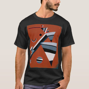 Gris door Kandinsky Abstract schilderen Moderne Ku T-shirt