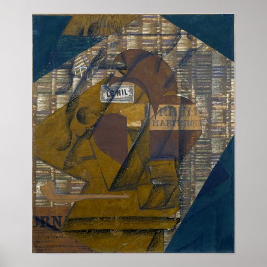 GRIS - Fles rum en krant Poster (Voorkant)