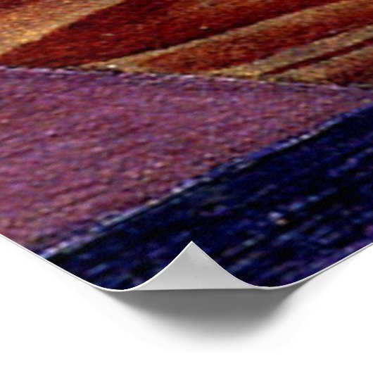 Gris - Fles Rum en Krant Poster (Hoek)