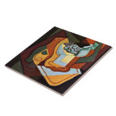 Gris - Fles, Wijnglas en Fruit Tegeltje (Zijkant)