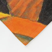 Gris - Foto van viool en dambord Fleece Deken (Hoek)