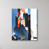 Gris - Gitaar, Canvas Afdruk (Voorkant)