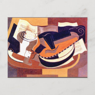 Gris - Gitaar en Fruit Dish Briefkaart