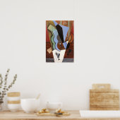 Gris - Gitaar En Glas Poster (Keuken)