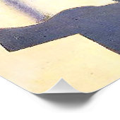 Gris - Gitaar en klarinet, beeldende kunst, Perfect Poster (Hoek)