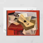 Gris - Gitaar en Krant Briefkaart (Voorkant / Achterkant)