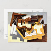 Gris - Gitaar met Klarinet Briefkaart (Voorkant / Achterkant)