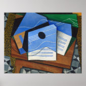 Gris - gitaar op een tafel poster (Voorkant)