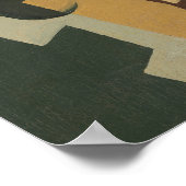 GRIS - Glas en dambord 1917 Poster (Hoek)