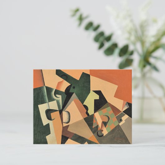 Gris - Glas en karton Briefkaart (Staand voorkant)