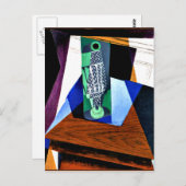 Gris - Glas op een tafel Briefkaart (Voorkant / Achterkant)