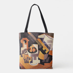 Gris - Guitar en Fruit Dish op een tafel Tote Bag