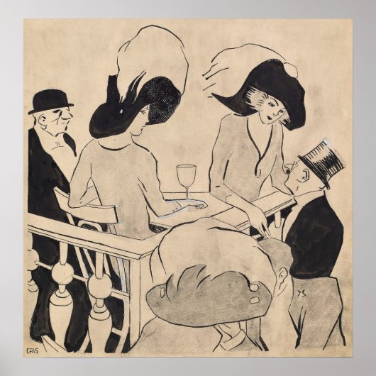 GRIS - In de Music Hall (AU Restaurant) Poster (Voorkant)