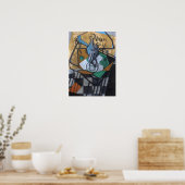 Gris - Karaffen Kopjes En Glazen Poster (Keuken)