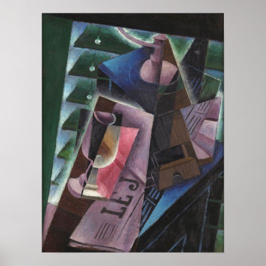 GRIS - Koffiemolen en glas 1915 Poster (Voorkant)