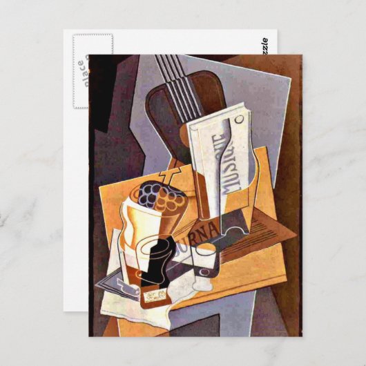 Gris - Muziekboek Briefkaart (Voorkant / Achterkant)