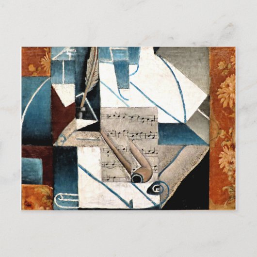 Gris - Pen en pijp Briefkaart (Voorkant)