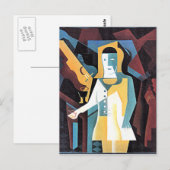 Gris - Pierrot, Briefkaart (Voorkant / Achterkant)