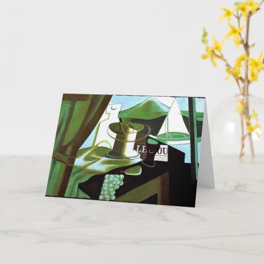 Gris - Schilderen, De Baai Kaart (Gele Bloem)