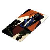 Gris - Seltzer flesje en glas, Cubisme Magneet (Linkerzijde)