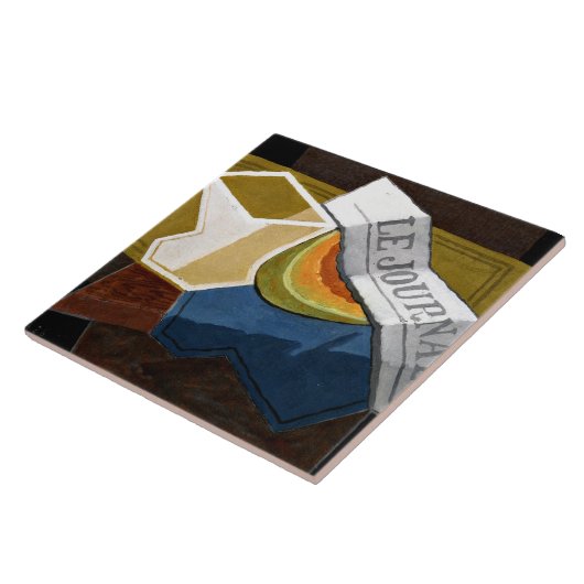 Gris - Slank van Melon Tegeltje (Zijkant)