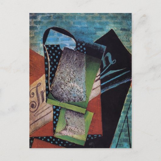 Gris - Stilleven gewijd aan Andre Salmon Briefkaart (Voorkant)