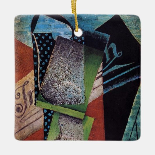 Gris - Stilleven gewijd aan Andre Salmon Keramisch Ornament (Voorkant)