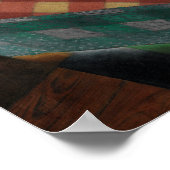 GRIS - Stilleven met geruit tafelkleed 1915 Poster (Hoek)