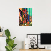 Gris - Violin en gitaar Poster (Thuiskantoor)
