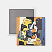 Gris - Viool en Glas Magneet (Voorkant / Achterkant)