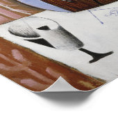 Gris - Viool Poster (Hoek)