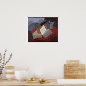 GRIS - Viool voor een open raam 1926 Poster (Keuken)