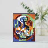 Gris - Vruchtdissel- en speelkaartjes Briefkaart (Staand voorkant)