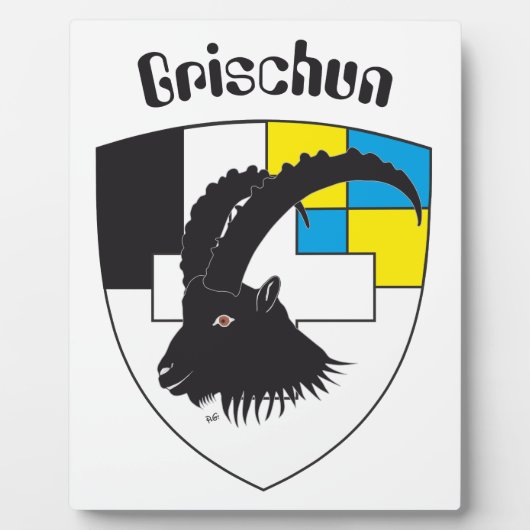 Grischun Svizra Fotoplatte Fotoplaat (Voorkant)