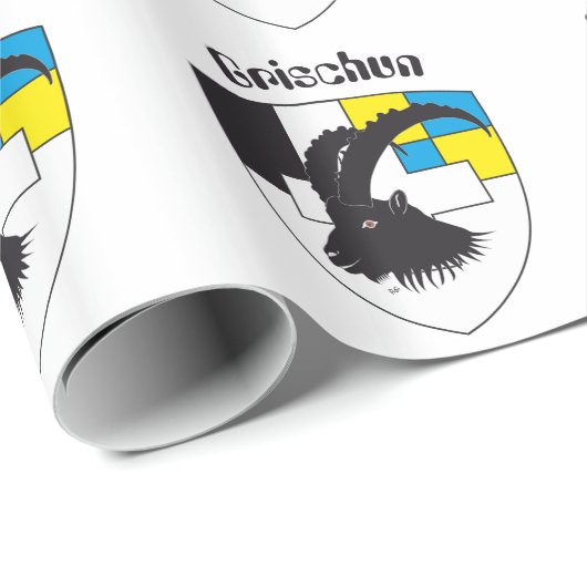 Grischun Svizra Geschenkpapier Cadeaupapier (Rol Hoek)