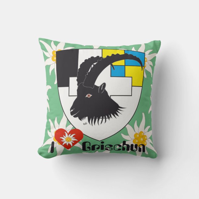 Grischun Svizra Kissen Kussen (Voorkant)