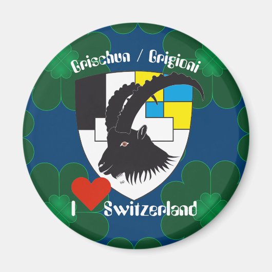 Grischun Svizra Magnet (Voorkant)
