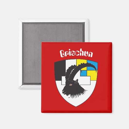 Grischun Svizra Magnet (Voorkant / Achterkant)