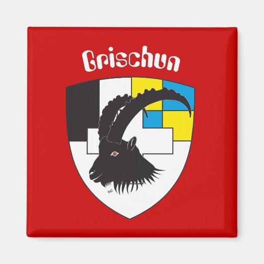 Grischun Svizra Magnet (Voorkant)