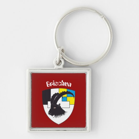 Grischun Svizra Schlüsselanhänger Sleutelhanger (Voorkant)