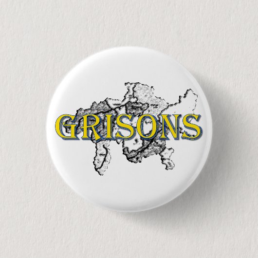 Grisons Ronde Button 3,2 Cm (Voorkant)