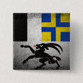 Grisons Vierkante Button 5,1 Cm (Voorkant)