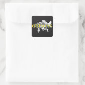 Grisons Vierkante Sticker (Tas)
